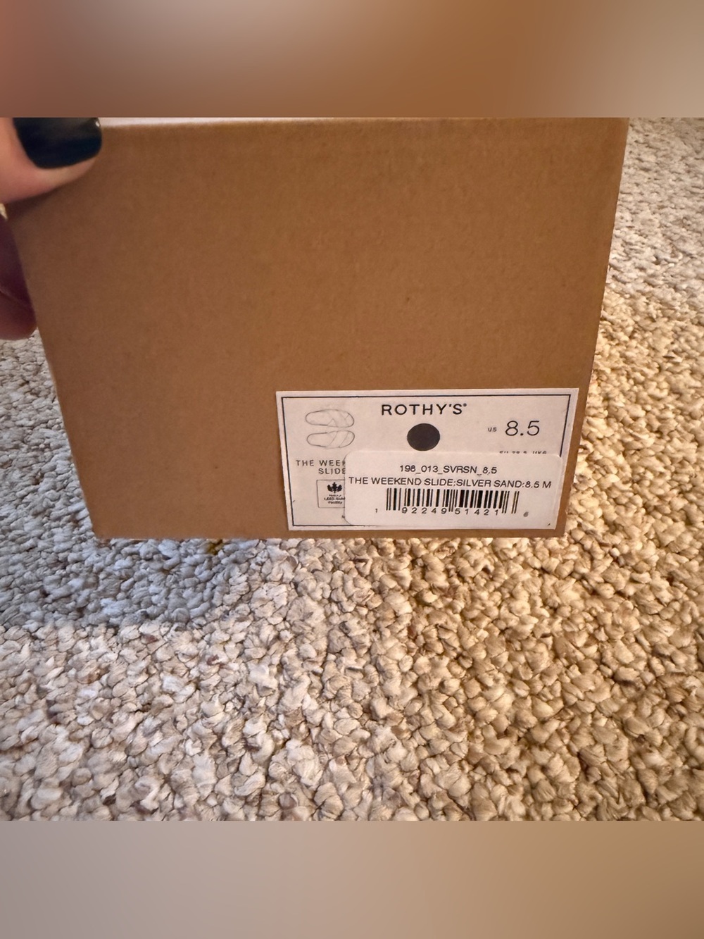 NIB Rothy’s The Weekend Slide Size 8.5 - Picture 7 of 7